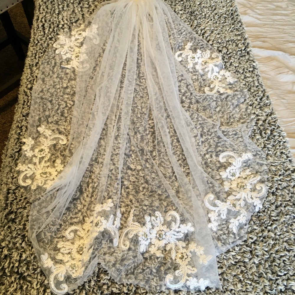 Used Once Wedding Veil